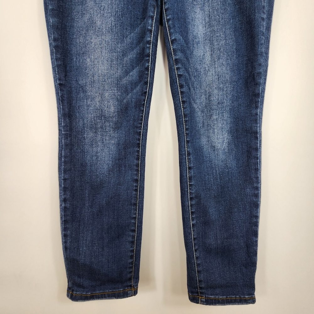 Judy Blue Relaxed Fit Angie Straight Leg Jeans Cropped Stretch Dark Wash 31 - Picture 4 of 10